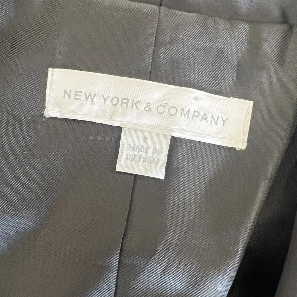 Women's / Teen Tux Style Satin Suit Jacket Blazer - Picture 6 of 8